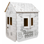 Kartónový domček na maľovanie verzia A